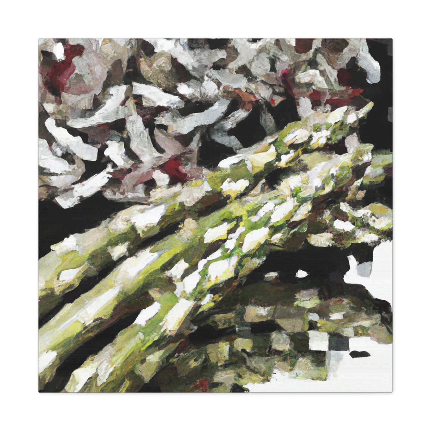 "Asparagus in Springtime" - Canvas