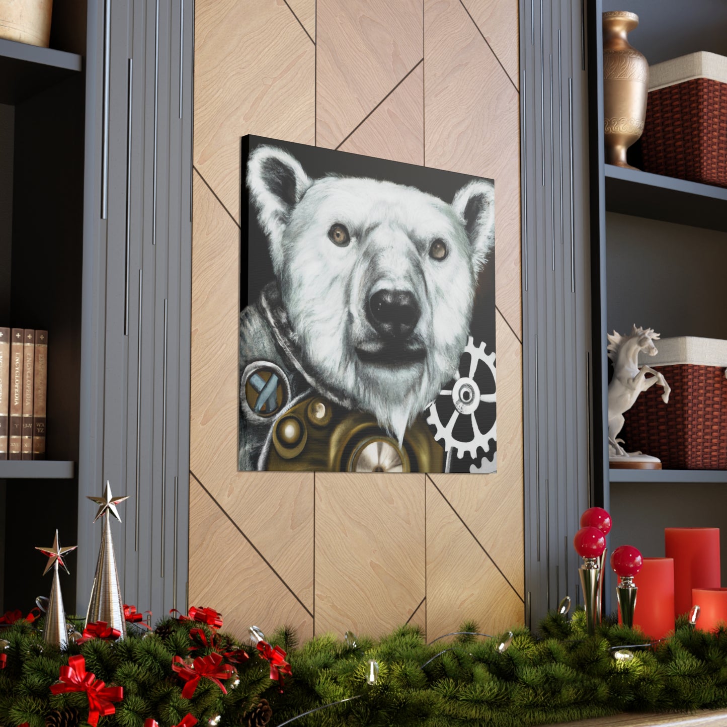 Polar Bear Steampunk Dream - Canvas