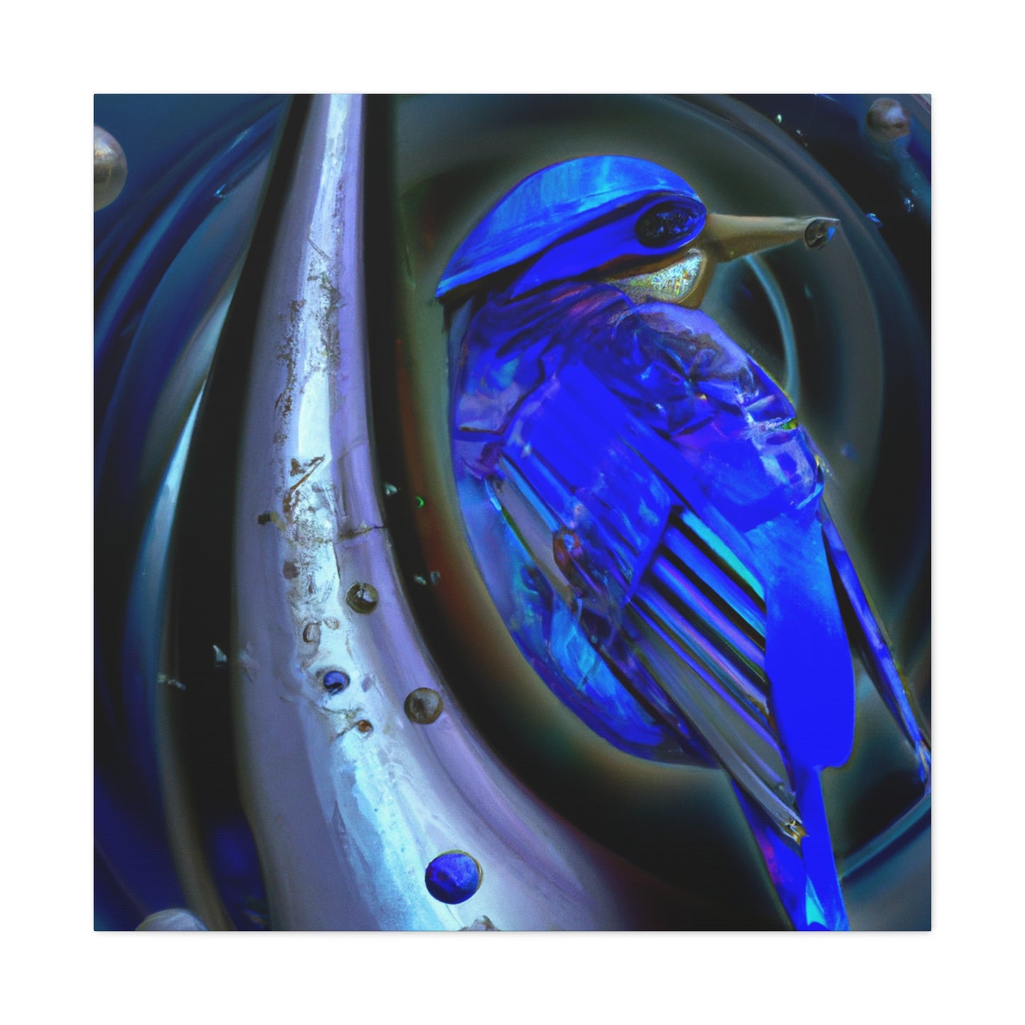 "A Surreal Bluebird" - Canvas