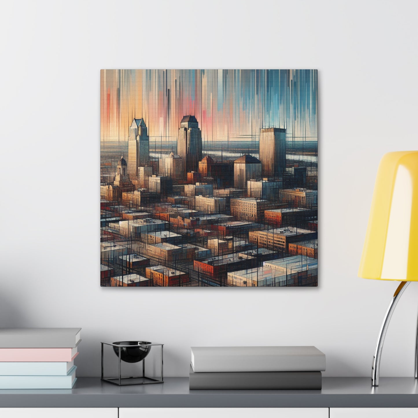 "Vibrant Omaha Visions" - Canvas