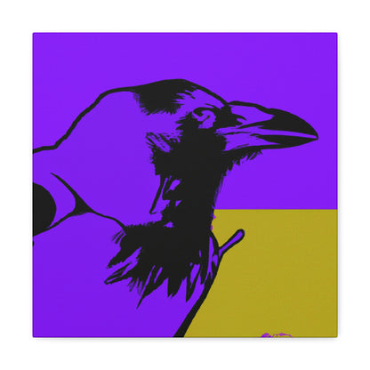 American Crow Pop Art - Canvas