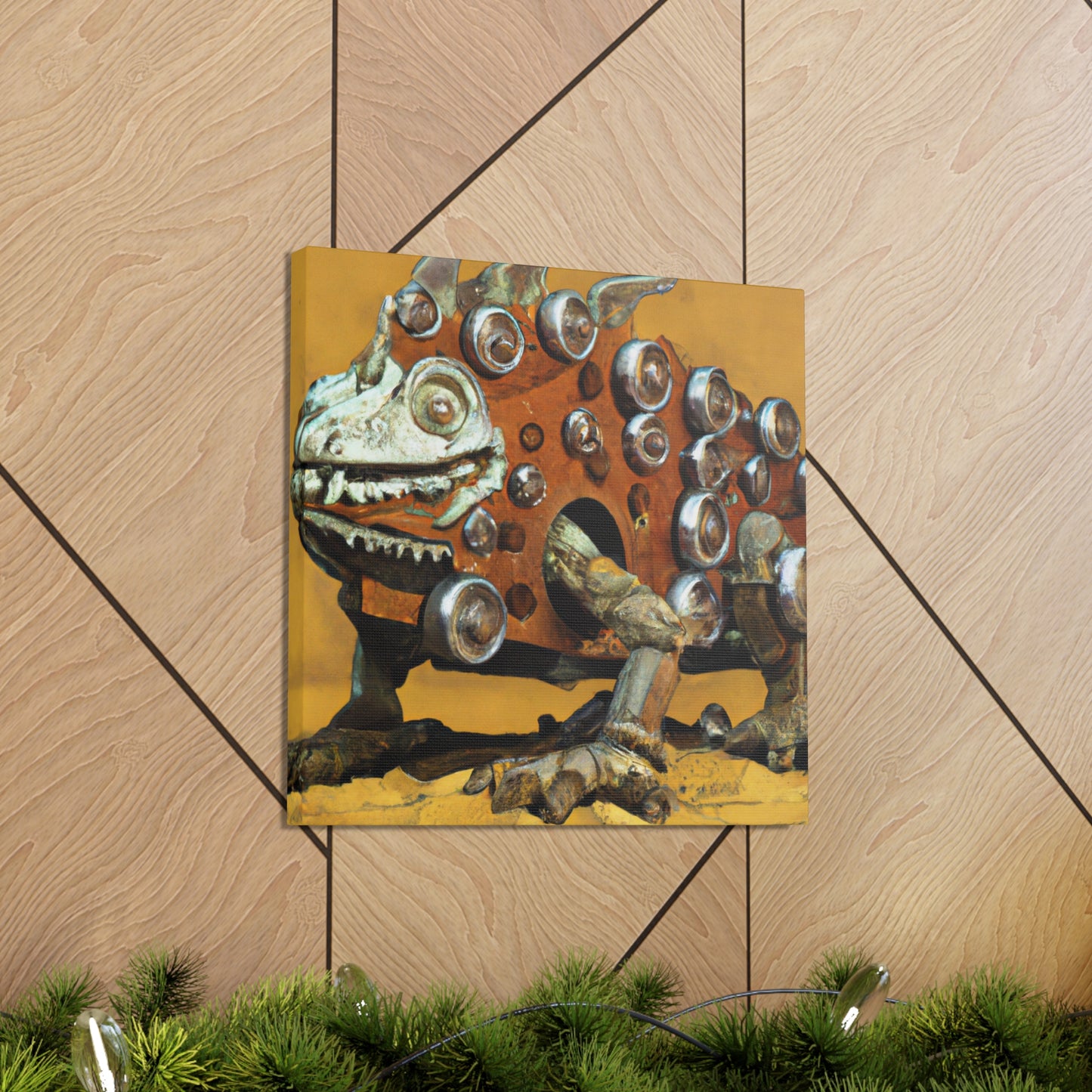 "Lizard's Surreal Dream" - Canvas