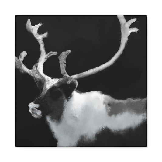 Reindeer in Realism - Canvas