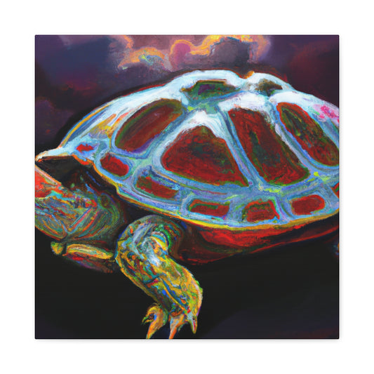 "Turtle on a Shell" - Canvas