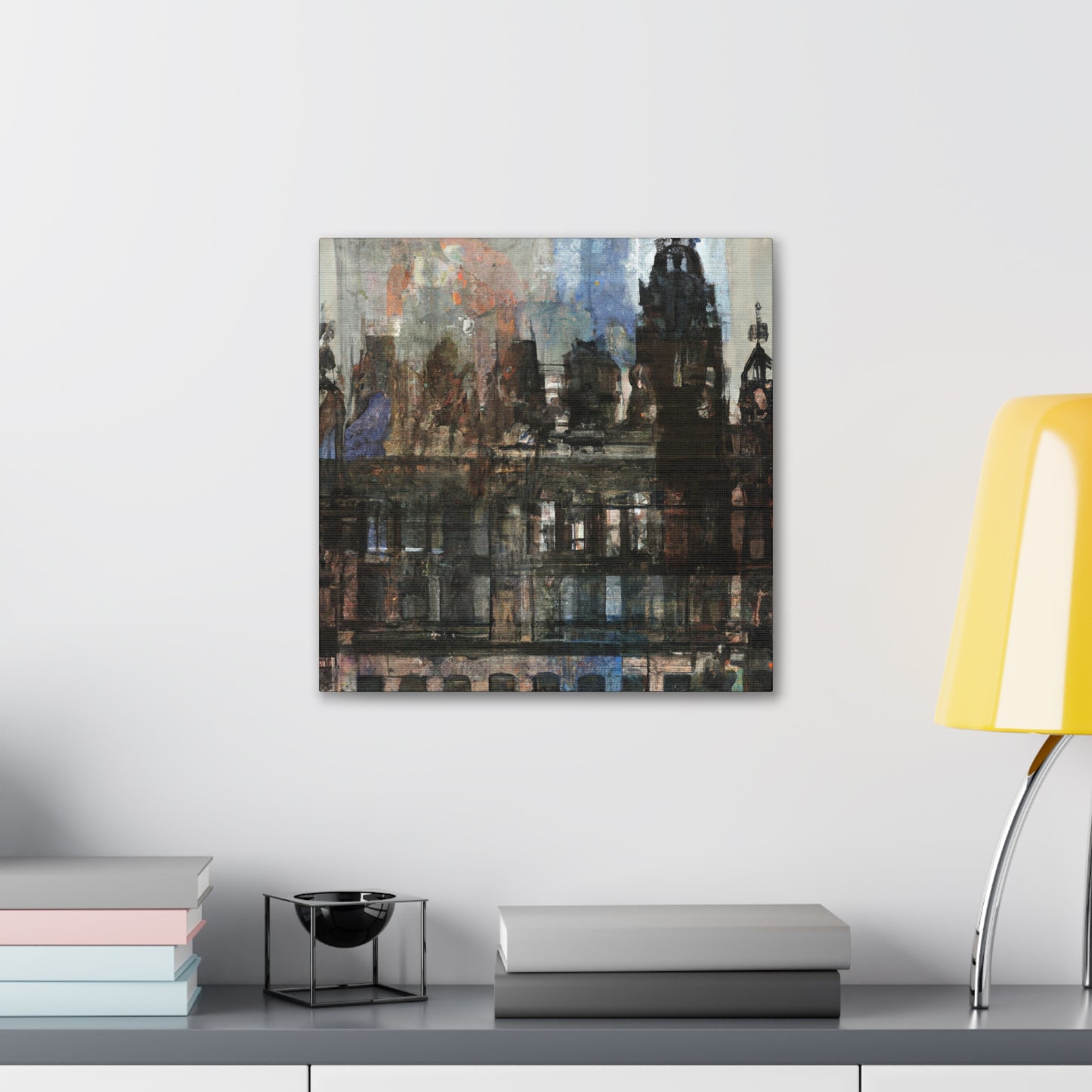 "Gothic Gloomy Mural" - Canvas