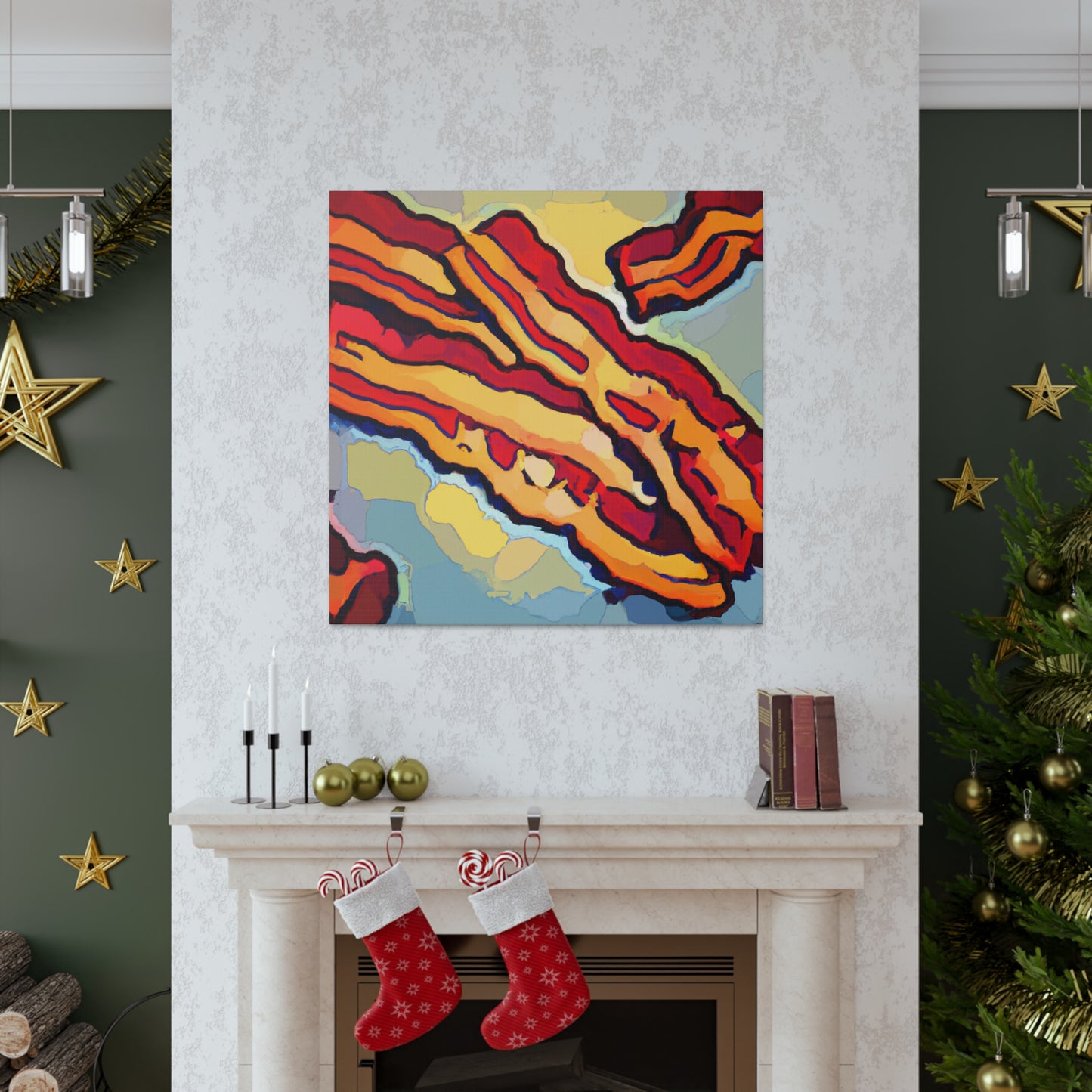 "Bacon in Pop Art" - Canvas