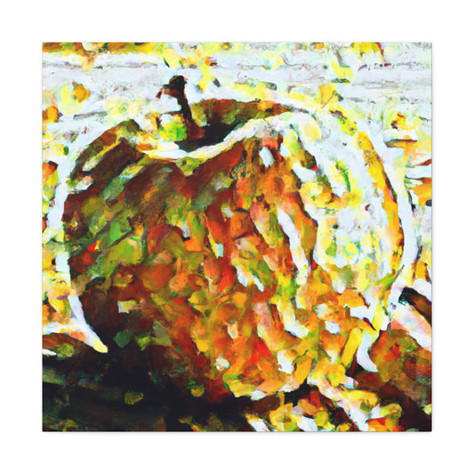 "Apple in Post-Impressionism" - Canvas