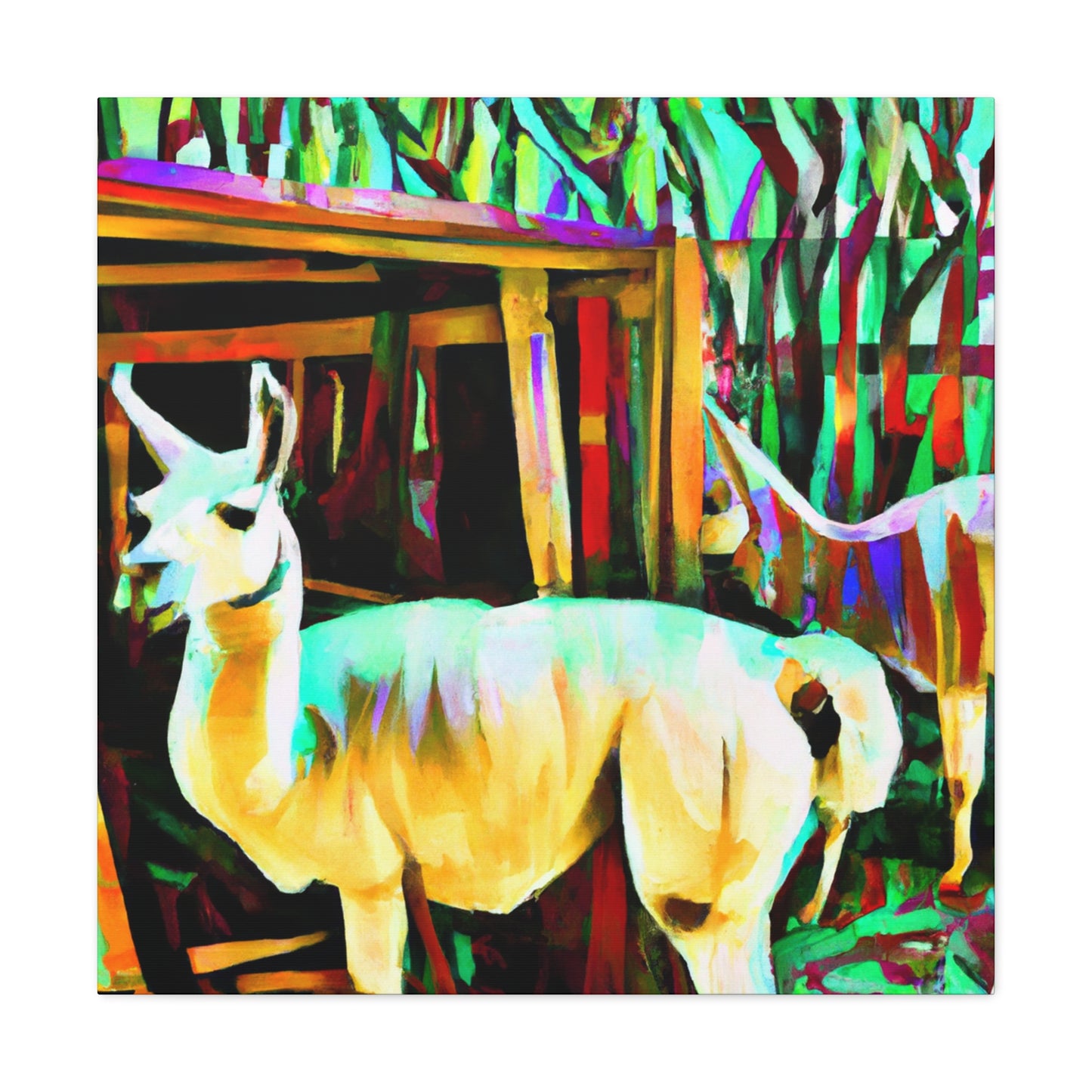 Llama's Lurid Liberation - Canvas