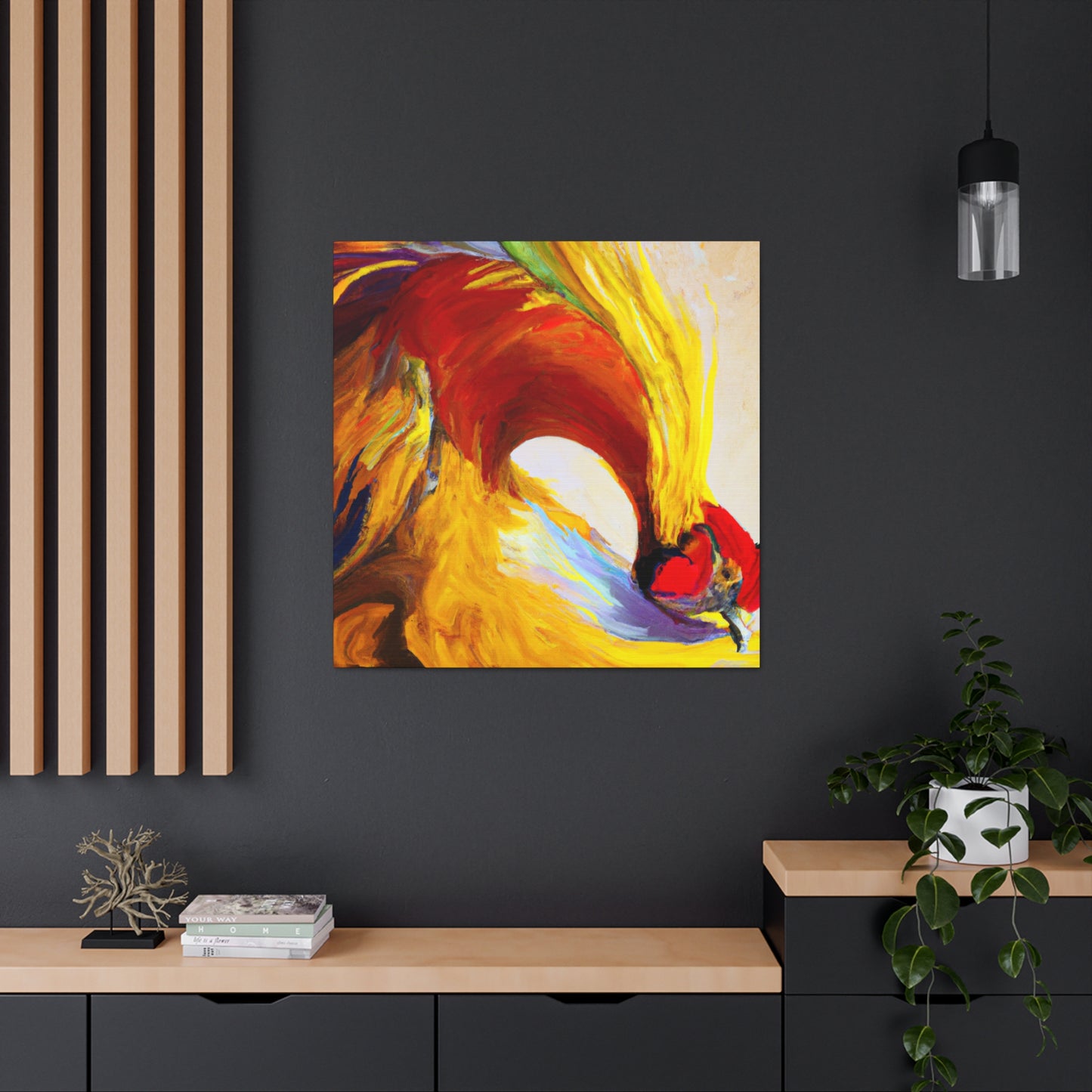 "Golden Pheasant Splendor" - Canvas