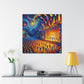 "Enigmatic Midnight Exuberance" - Canvas