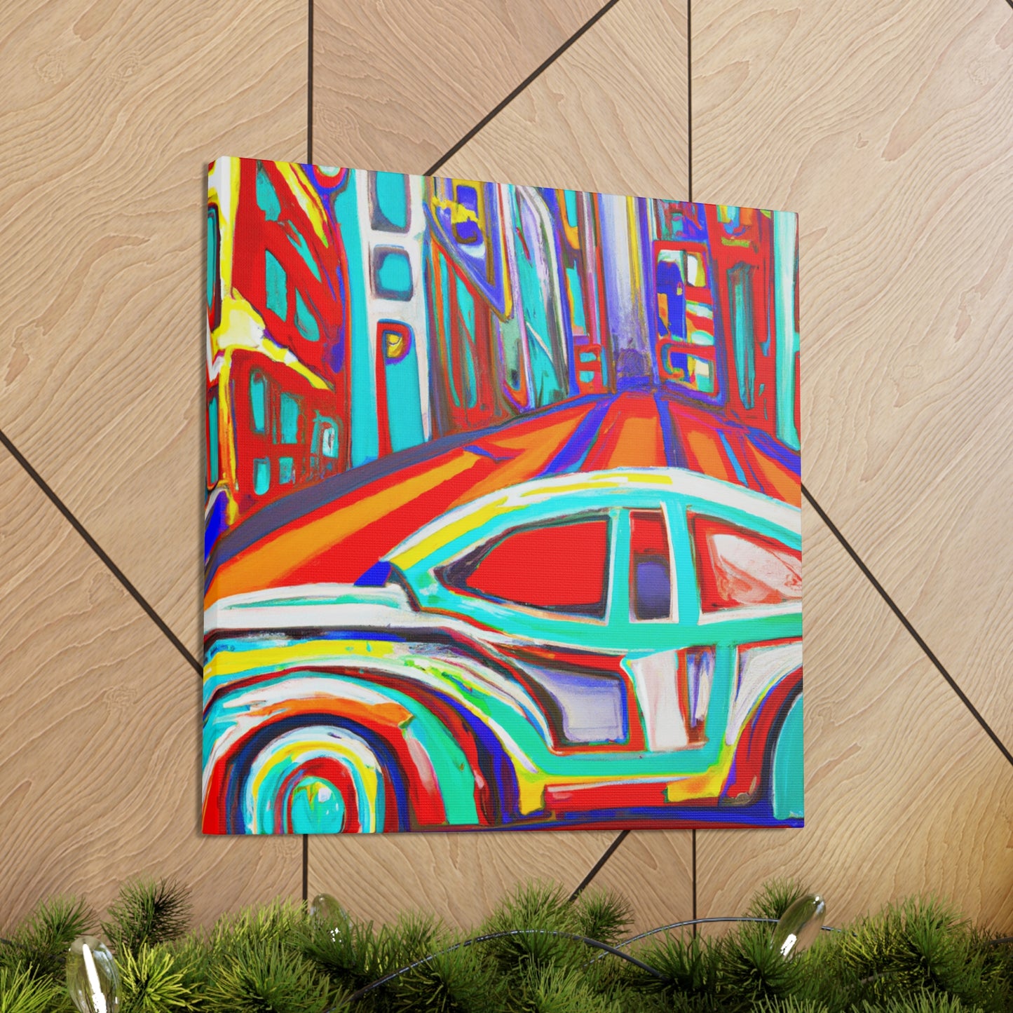 "Car in the Roaring Twenties" - Canvas