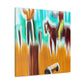 "Hitching Post Reimagined" - Canvas