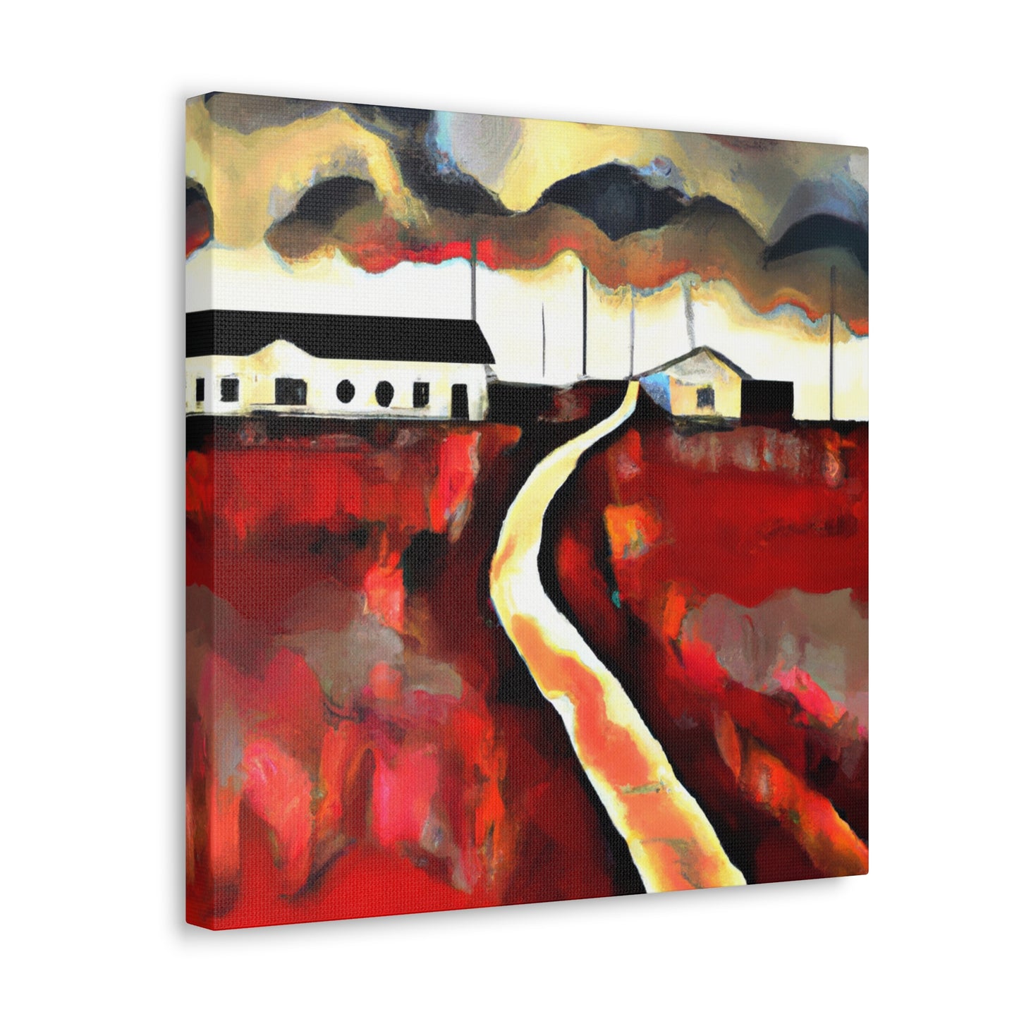 "Country Road Abstraction" - Canvas