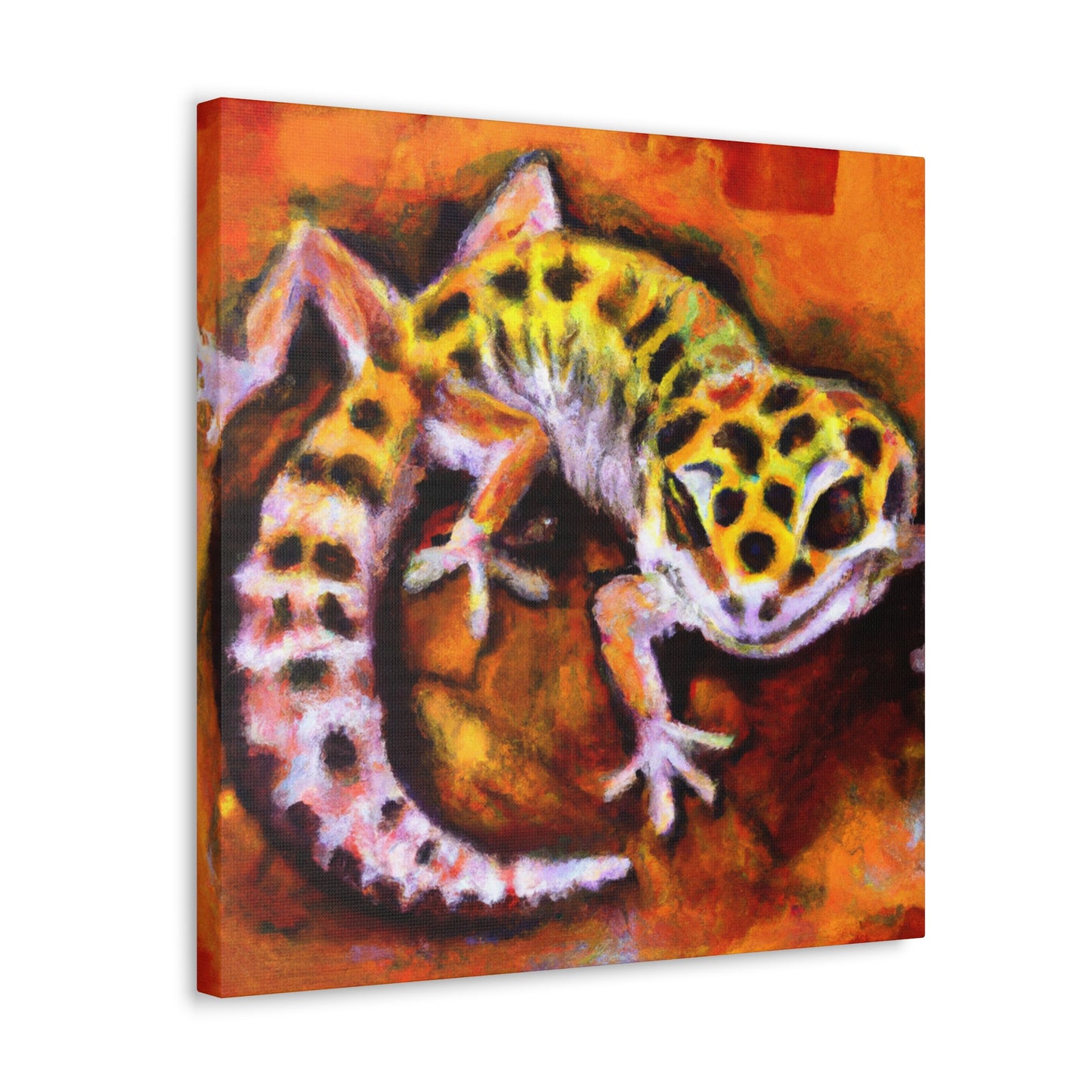 Leopard Gecko Reflection - Canvas