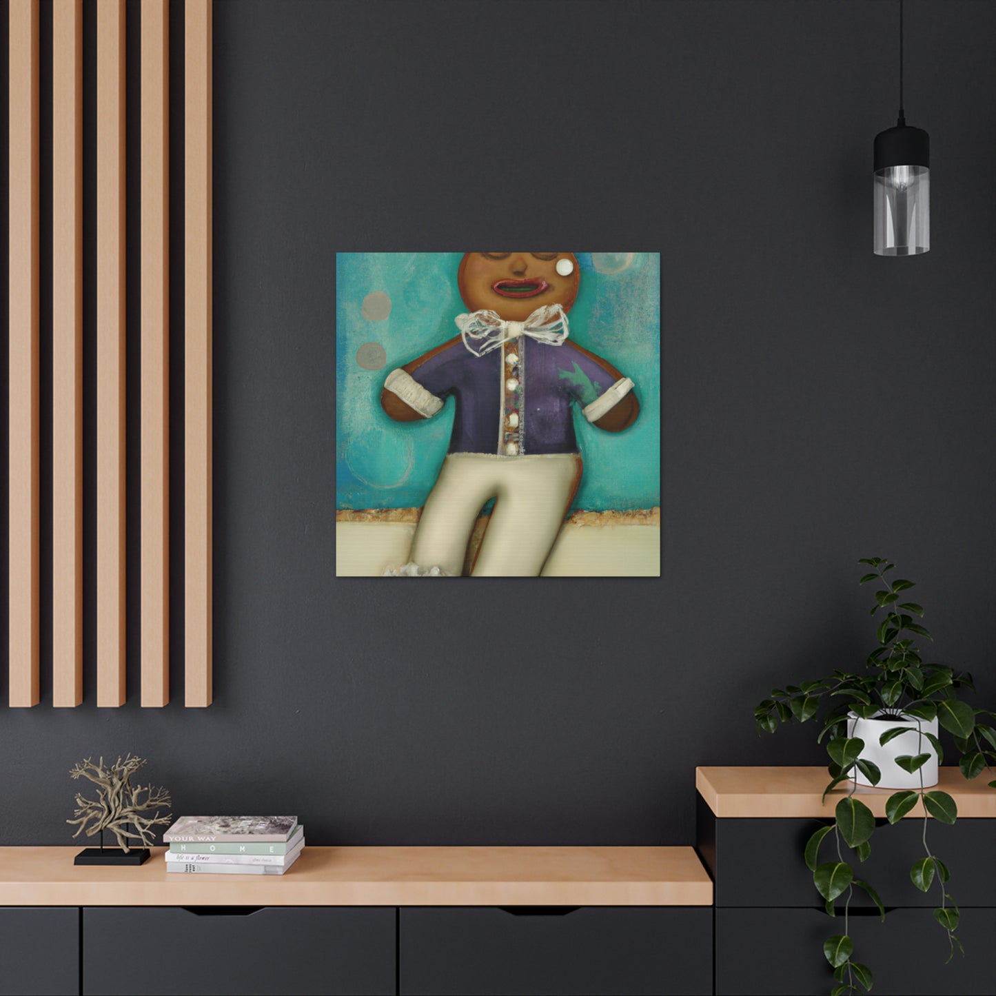 Gingerbread Man Dreamscape - Canvas