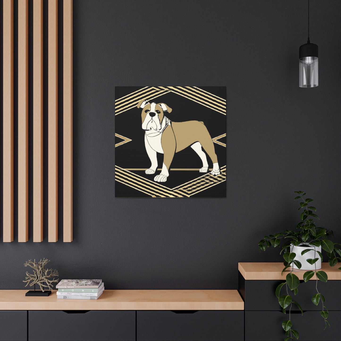 "Strength of a Bulldog" - Canvas