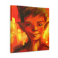 Elf in Technicolor. - Canvas