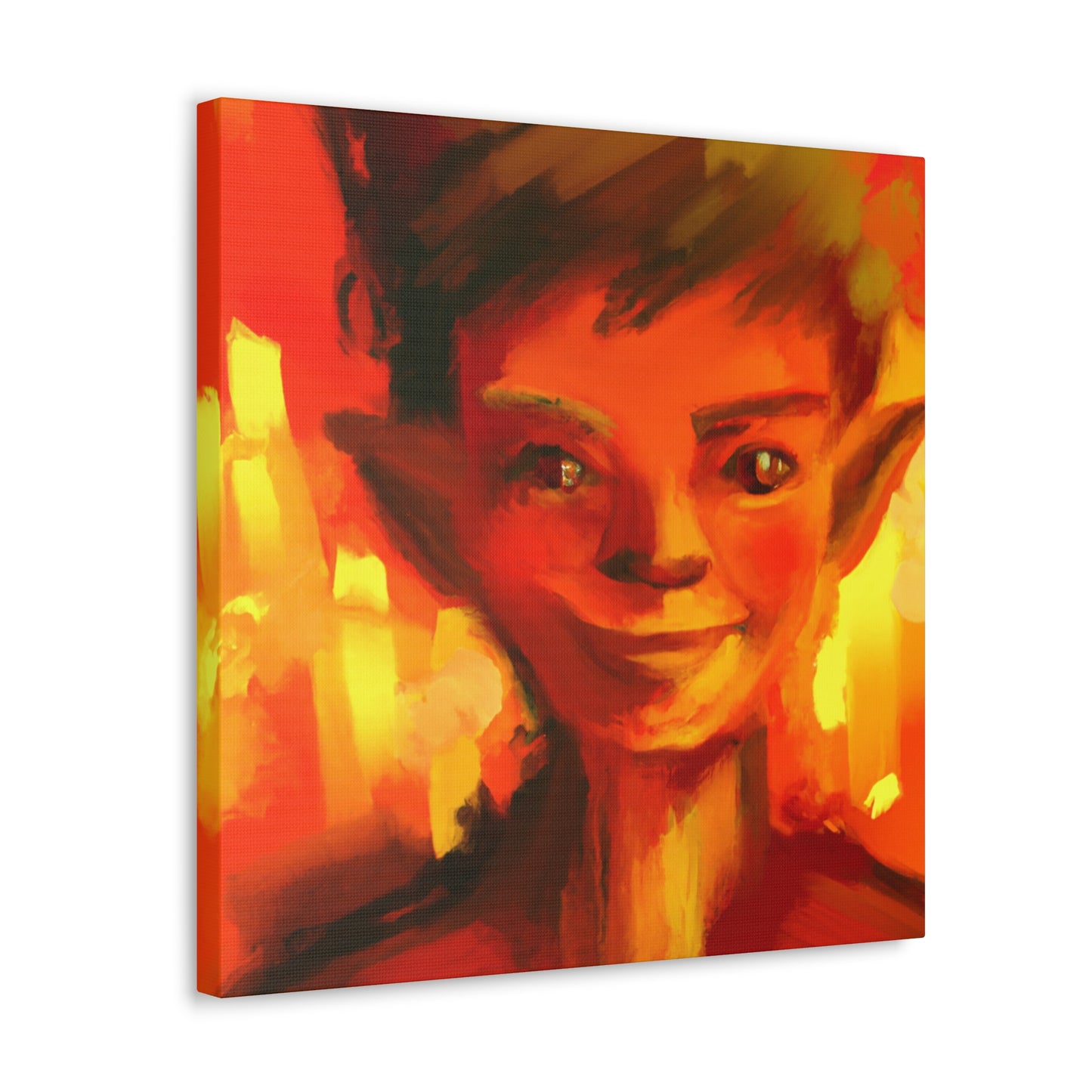 Elf in Technicolor. - Canvas