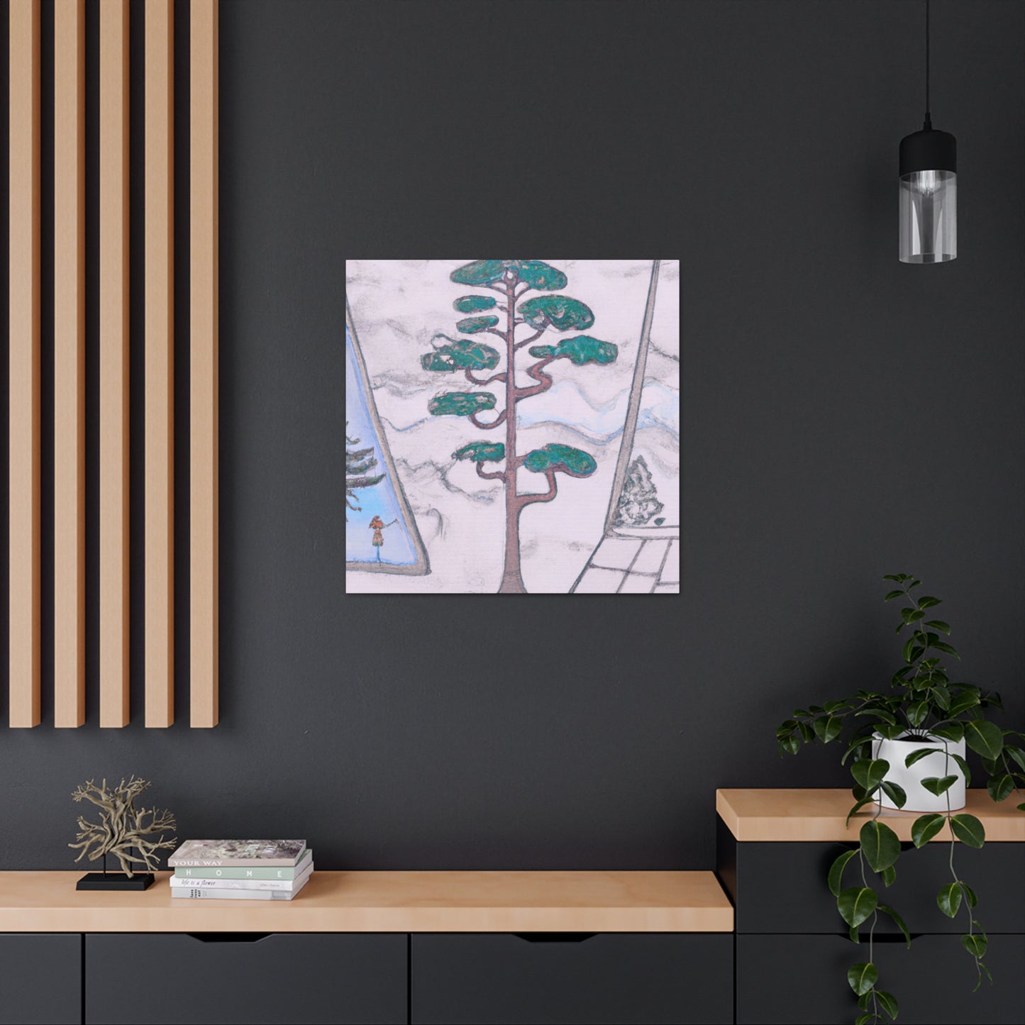 "Pine Tree in Dreams" - Canvas