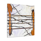 "Barbed Wire Splendour" - Canvas