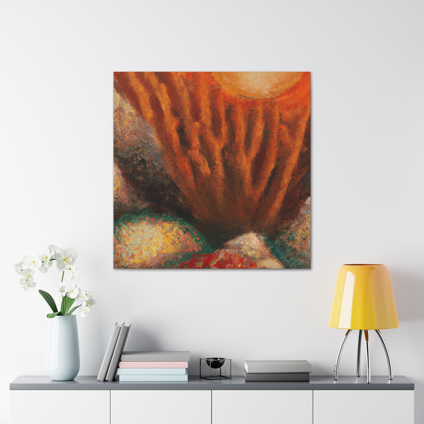 "Reef at Dusk Impression" - Canvas