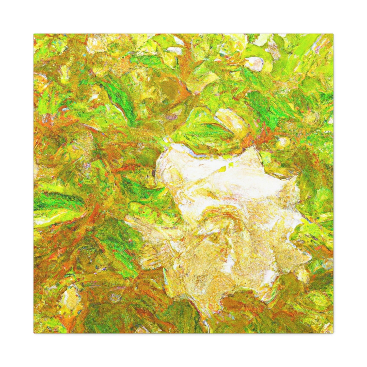 Gardenia in Impressionism - Canvas