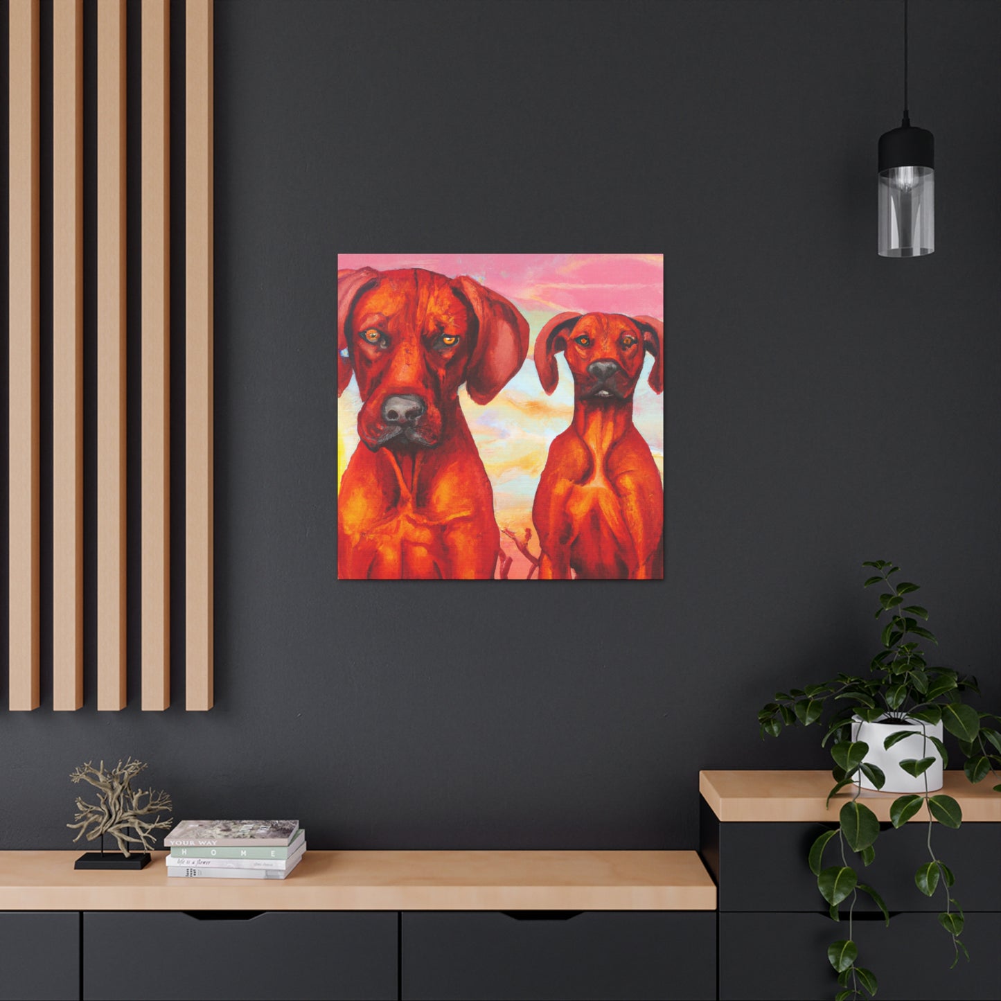 "Ridgeback In Dreamworld" - Canvas