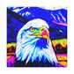 "Majestic Flying Eagle" - Canvas