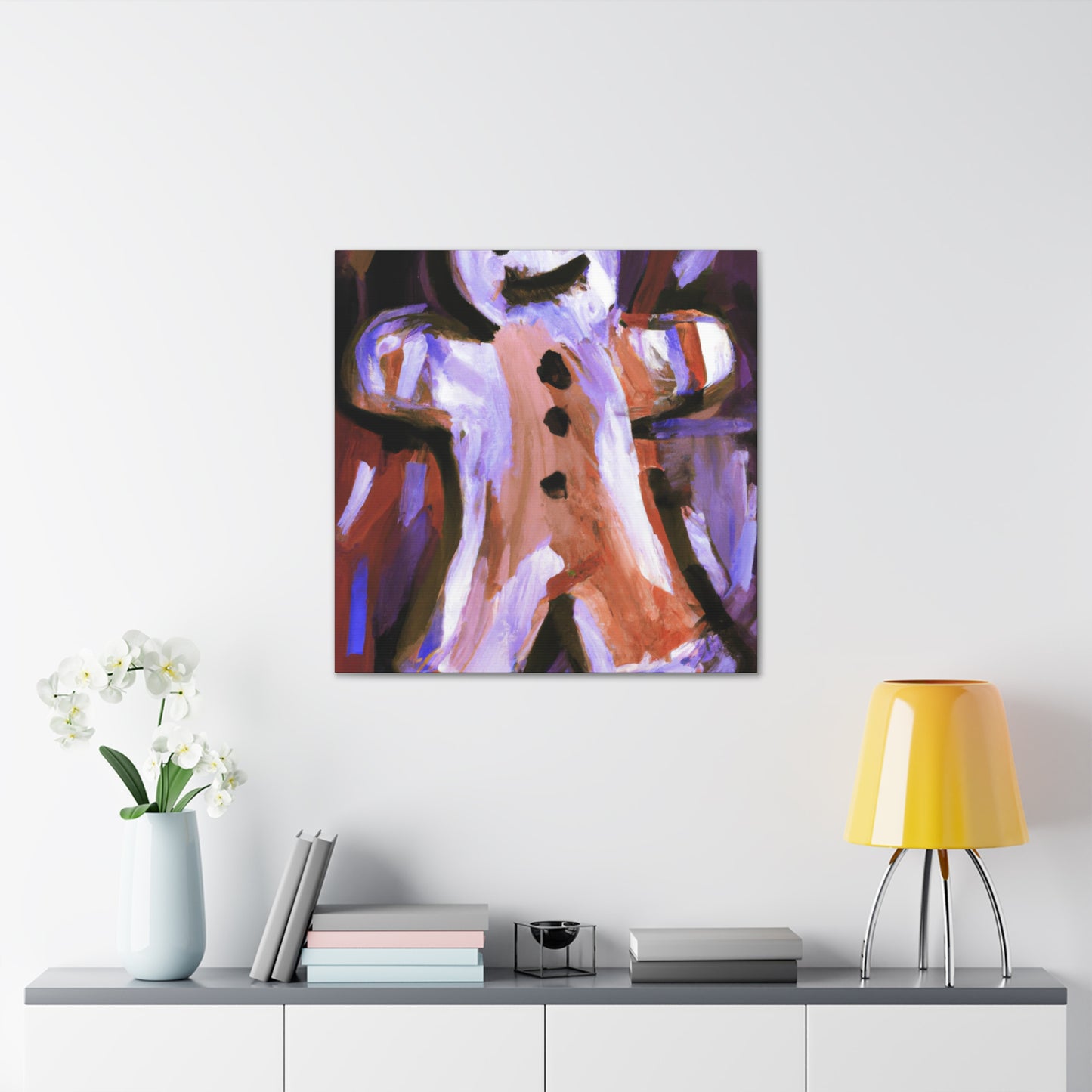 "Gingerbread Man Unleashed" - Canvas