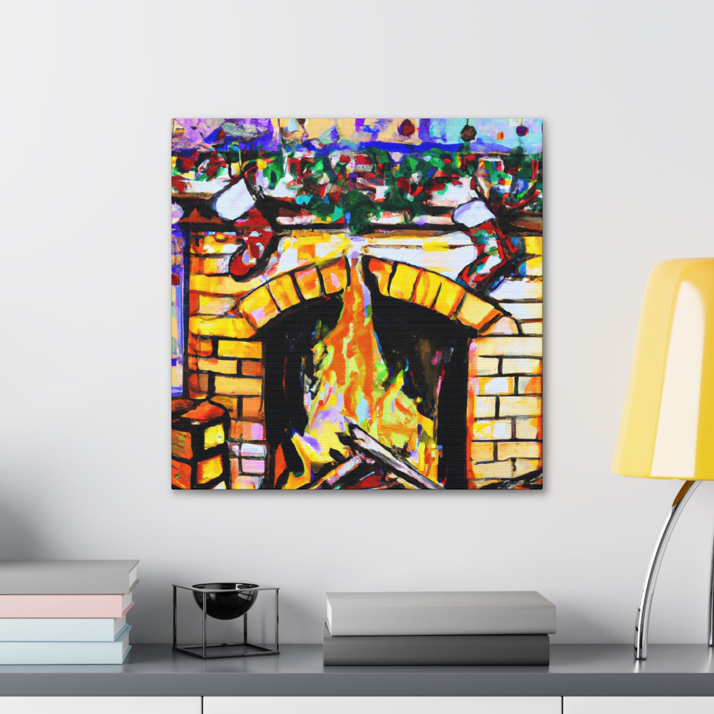 Flame of History Fires - Canvas