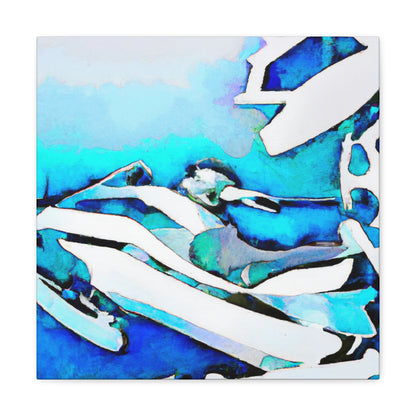 "Jet Skiing Retreats" - Canvas