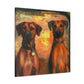 "Ridgeback in Surrealism" - Canvas