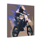 Racing on Two Wheels - Canvas