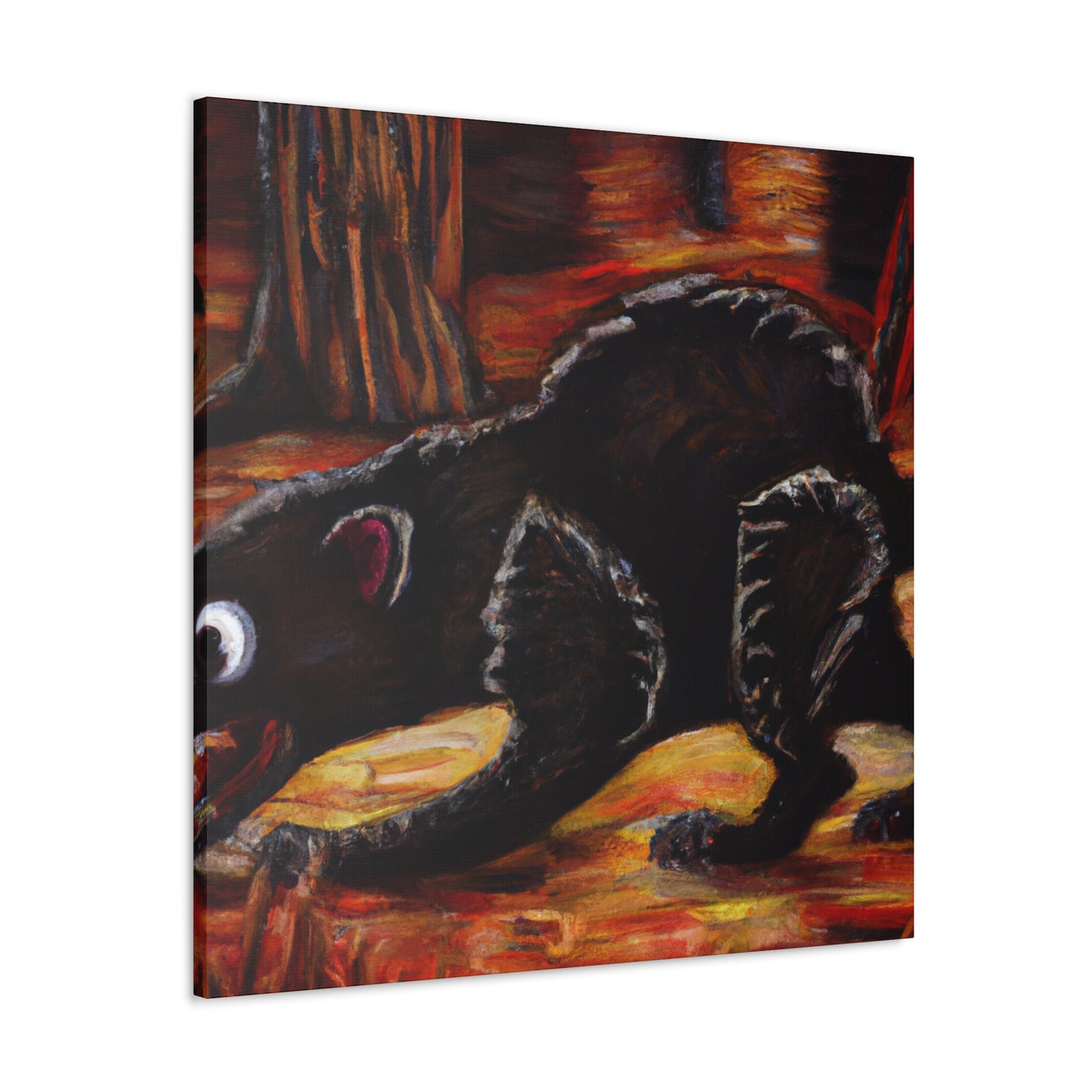 "Spirited Tasmanian Dance" - Canvas