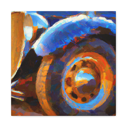 "Classic Automobile Radiance" - Canvas