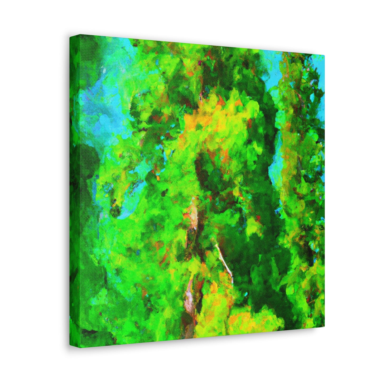 Cypress Tree Impressionism - Canvas