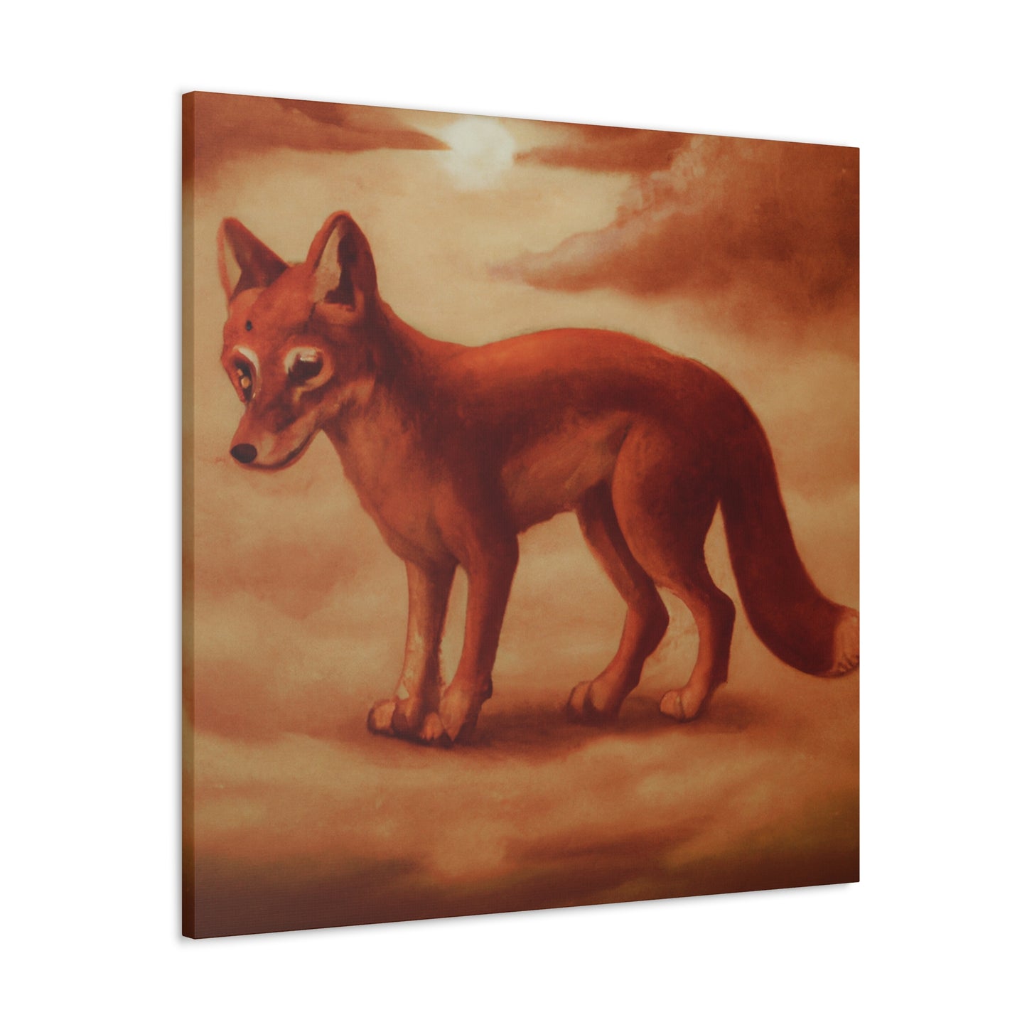 "Dhole in Repose" - Canvas