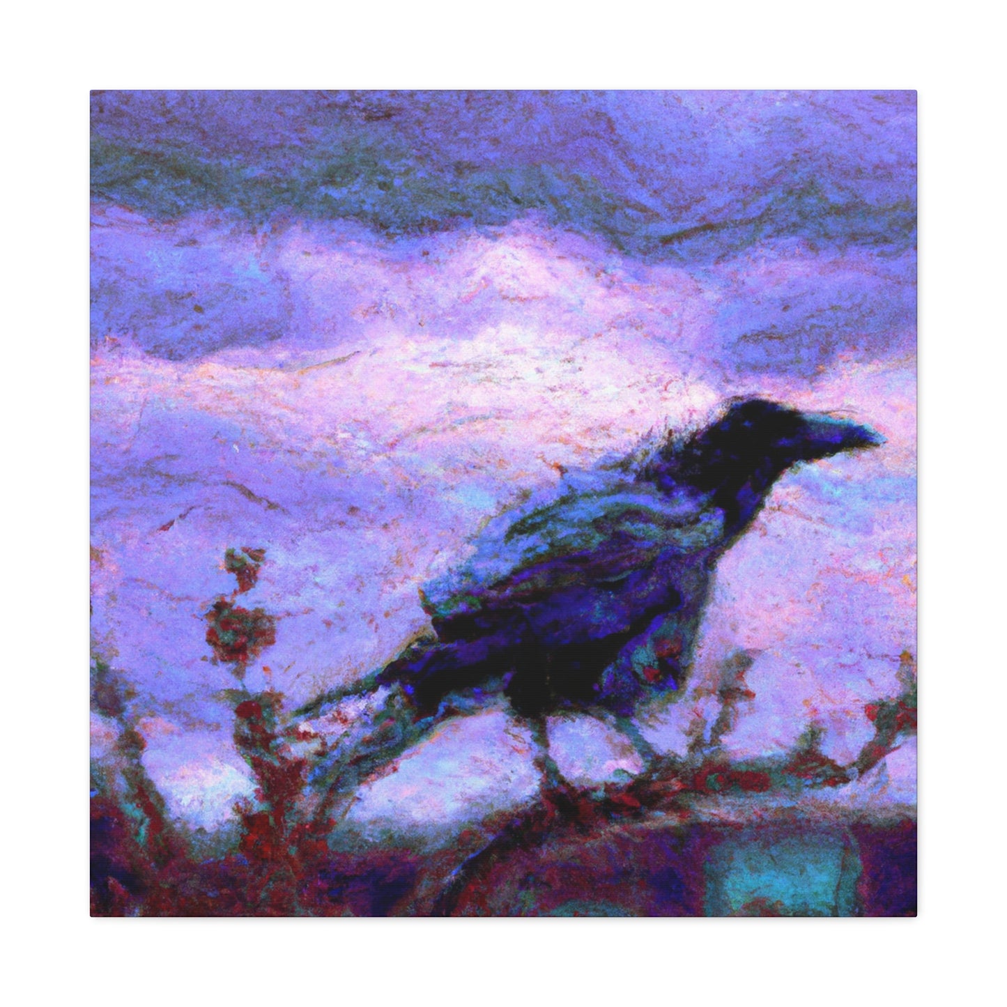 American Crows in Flight - Canvas