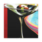 "Martini: Surreal Sip" - Canvas