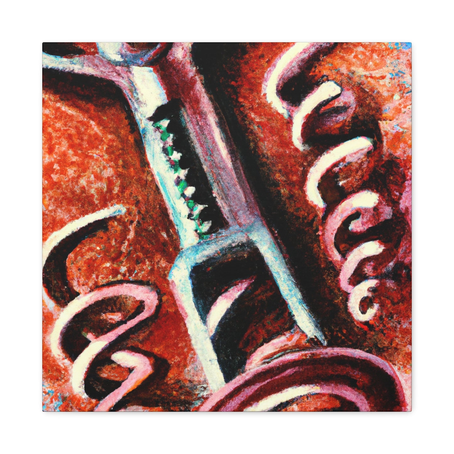 "Corkscrew with Neoclassicism" - Canvas