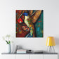 Hummingbird in Flight. - Canvas