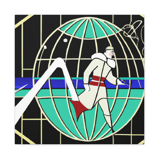 Polar Art Deco Land - Canvas