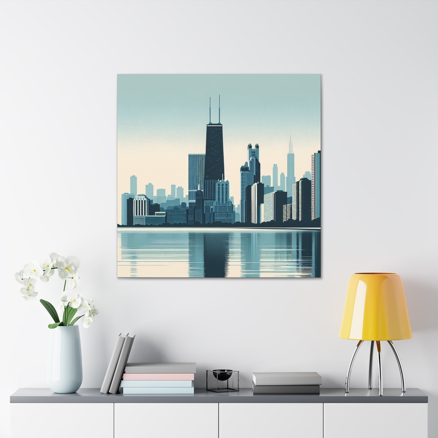 Urban Serenity in Simplicity - Canvas