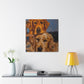 "Golden Retriever Wonderland" - Canvas