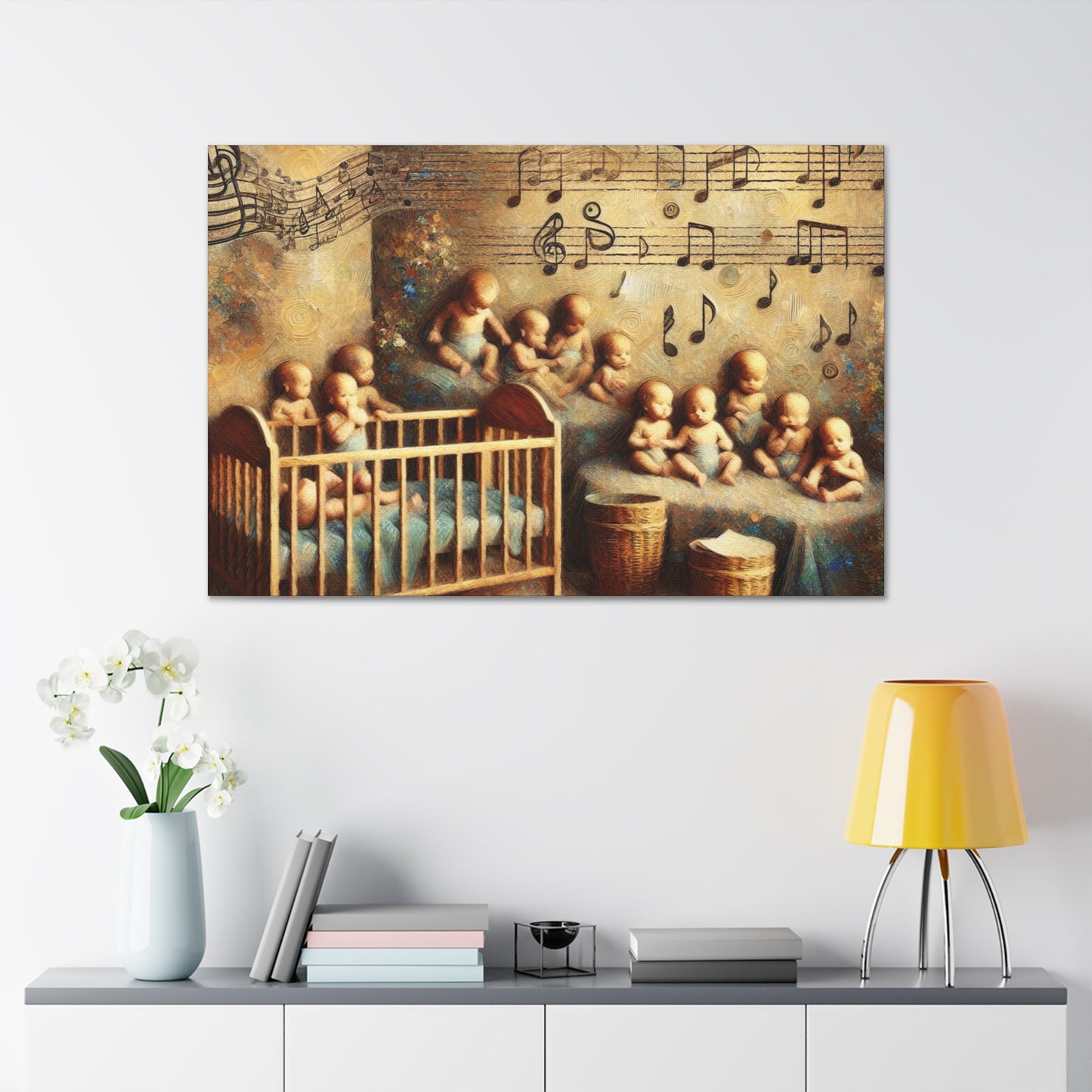 Whispering Melodies of Serenity - Canvas