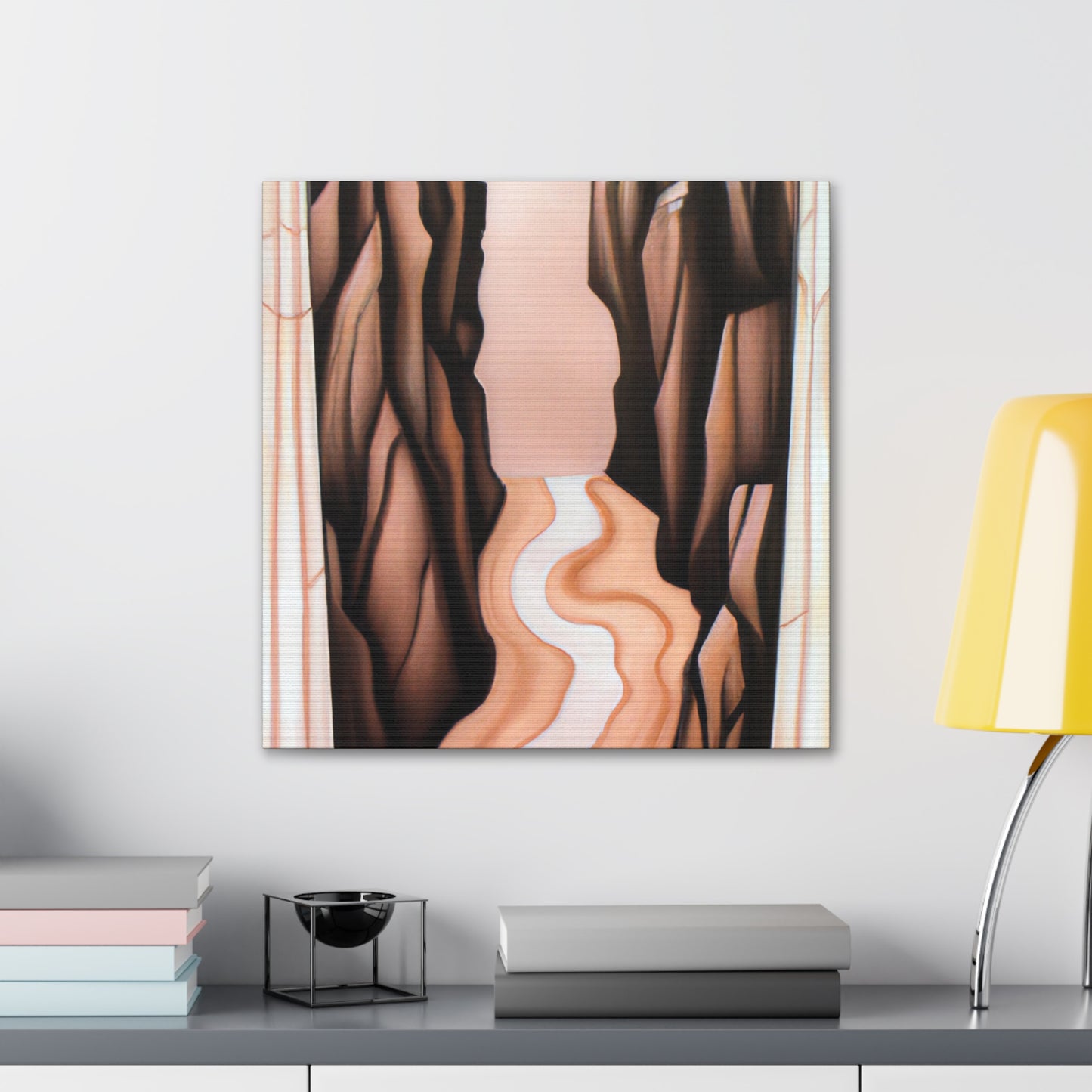 "Canyon in Art Deco" - Canvas