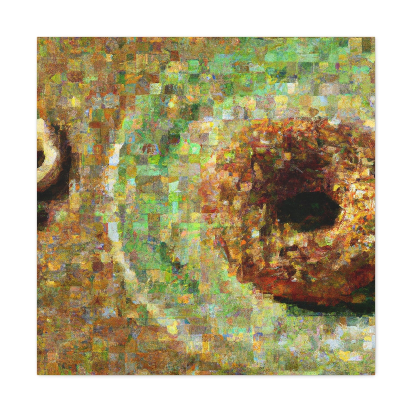 "The Doughnut Impressionist" - Canvas