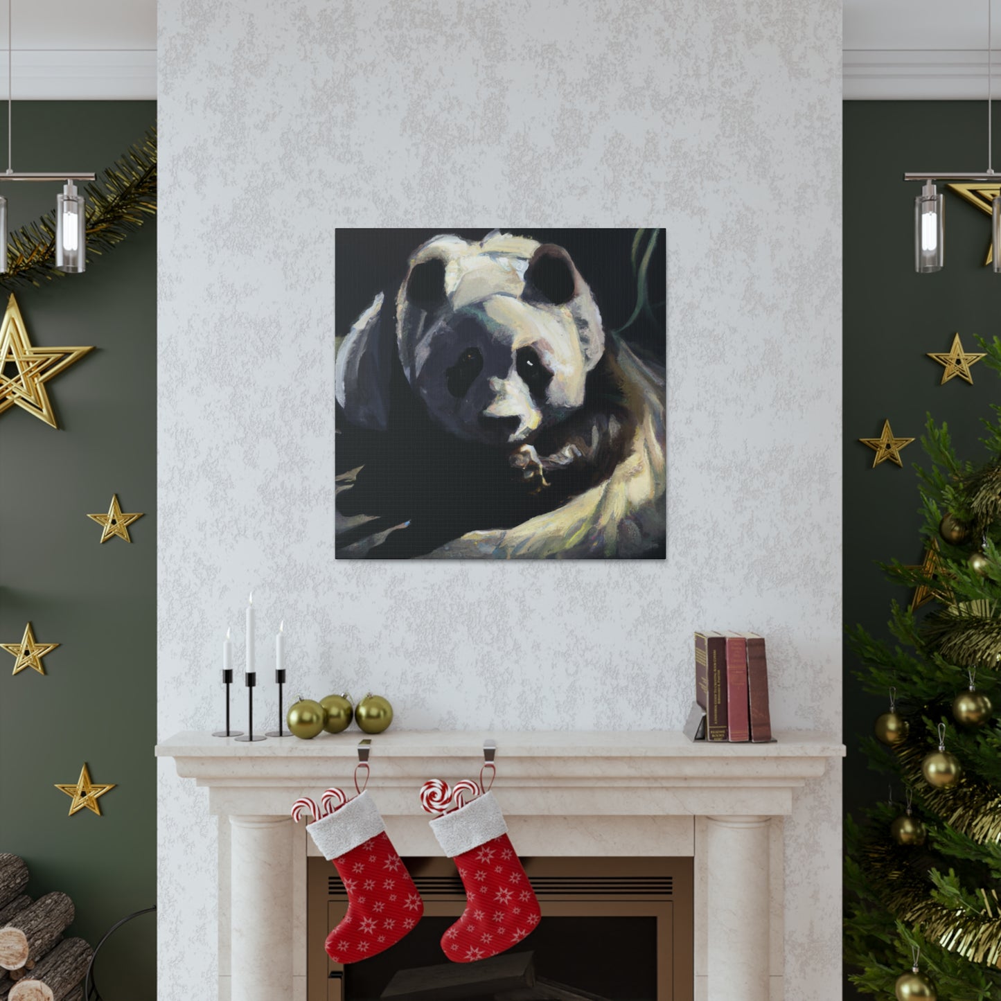 Giant Panda Enchantment - Canvas