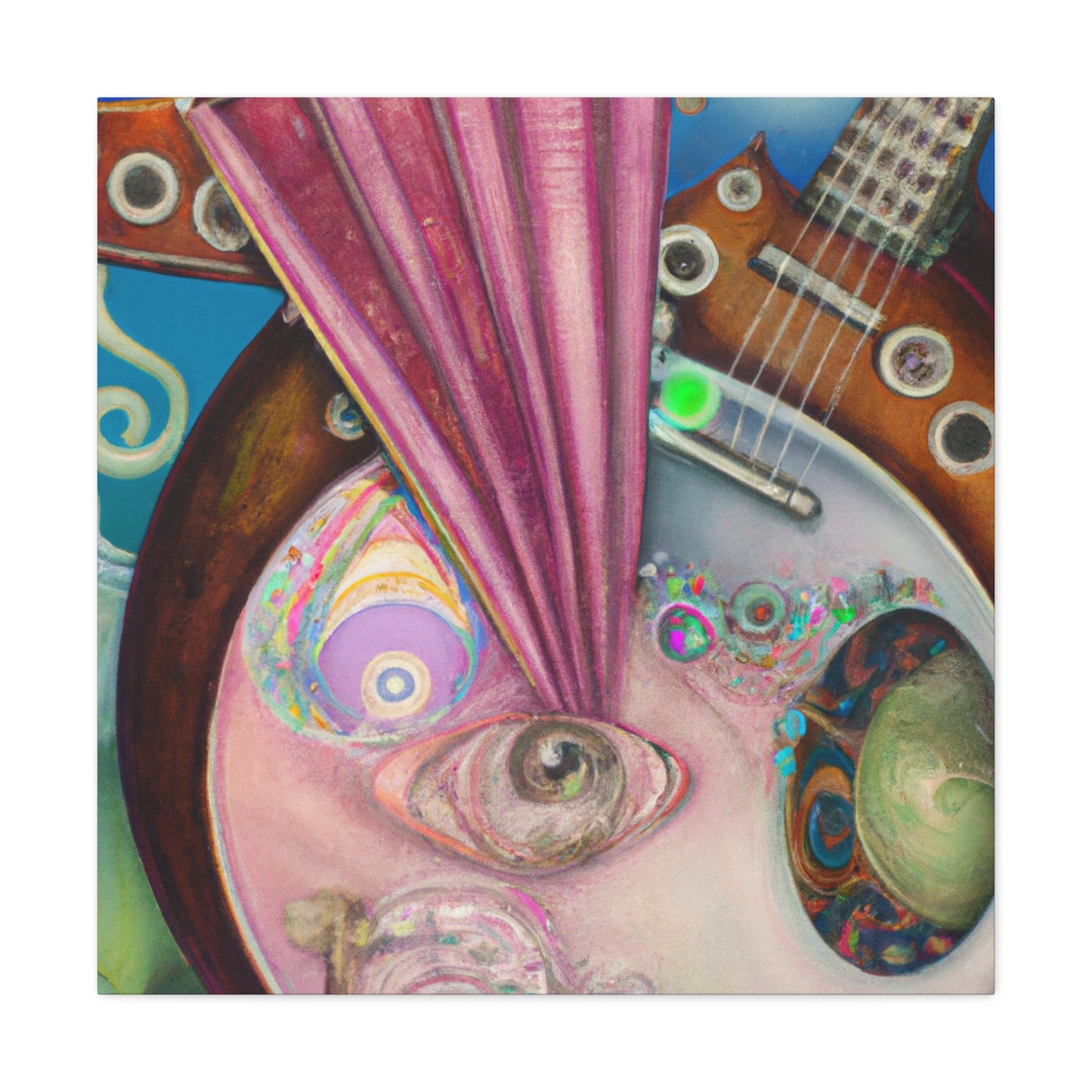 Banjo In Surrealism - Canvas