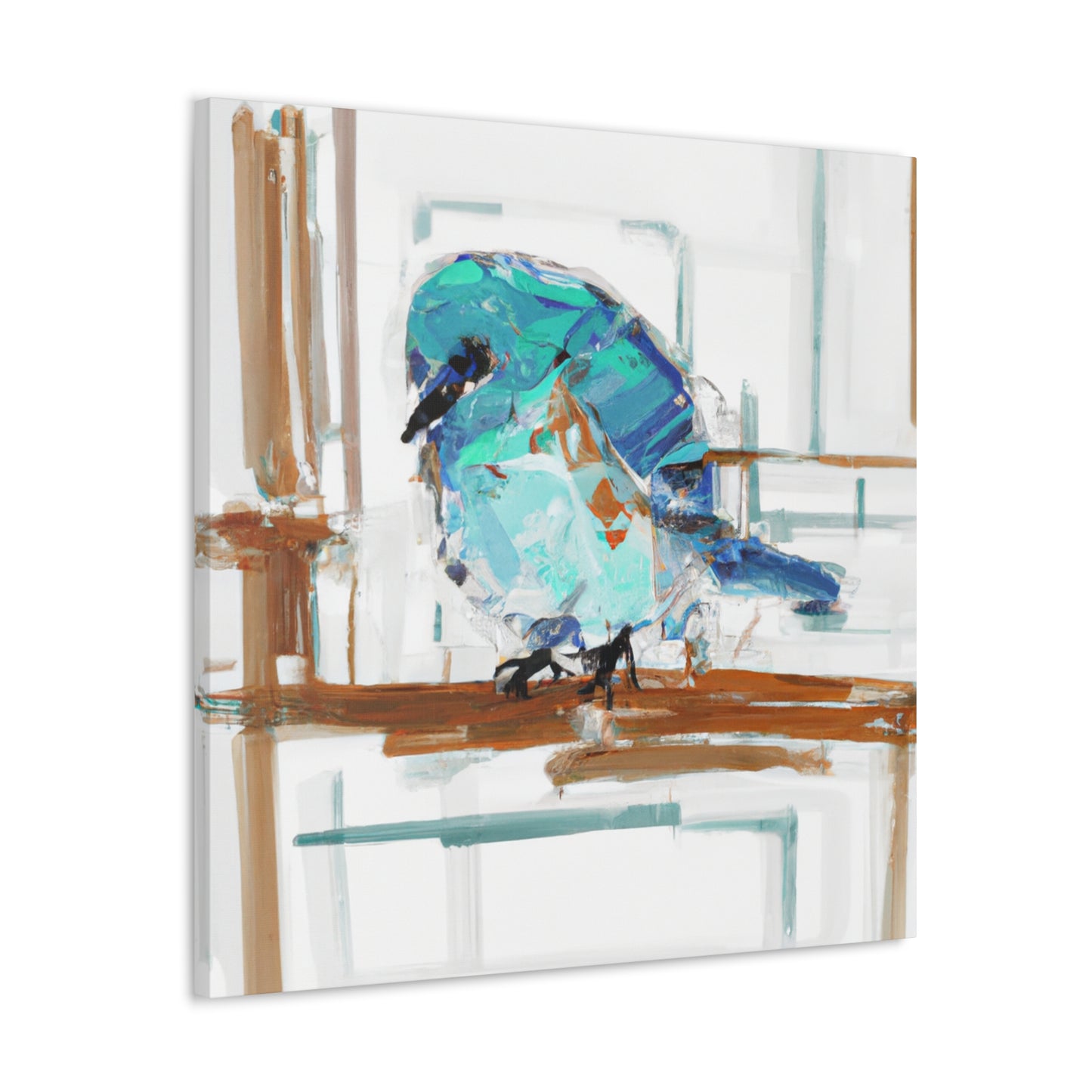 Bluebird in Expressionism - Canvas